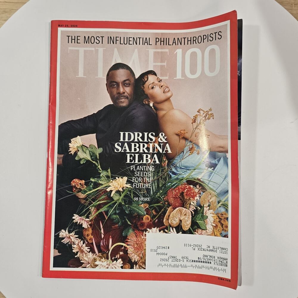Time Magazine May 25 2026 100 Most Influential Philanthropist Idris Sabrina Elba